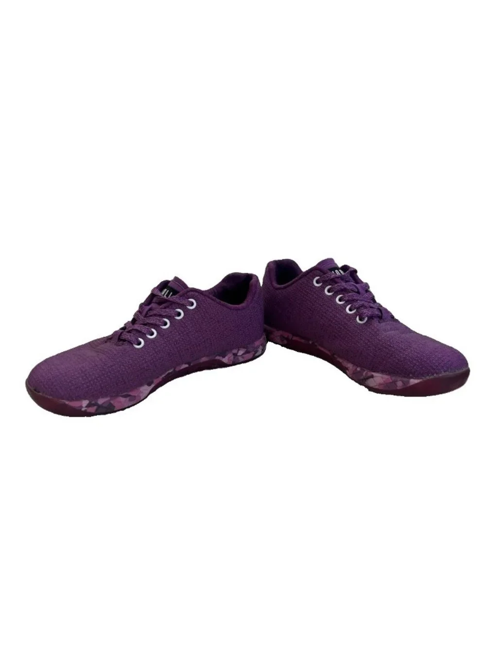 NOBULL SuperFabric Trainers Women 7.5 Men 6 Purple Camo Crossfit Shoes Sneakers